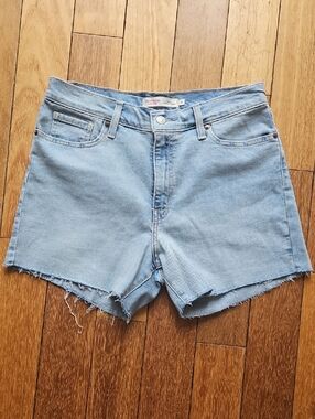 Levi's Light Blue Denim Cutoff Shorts